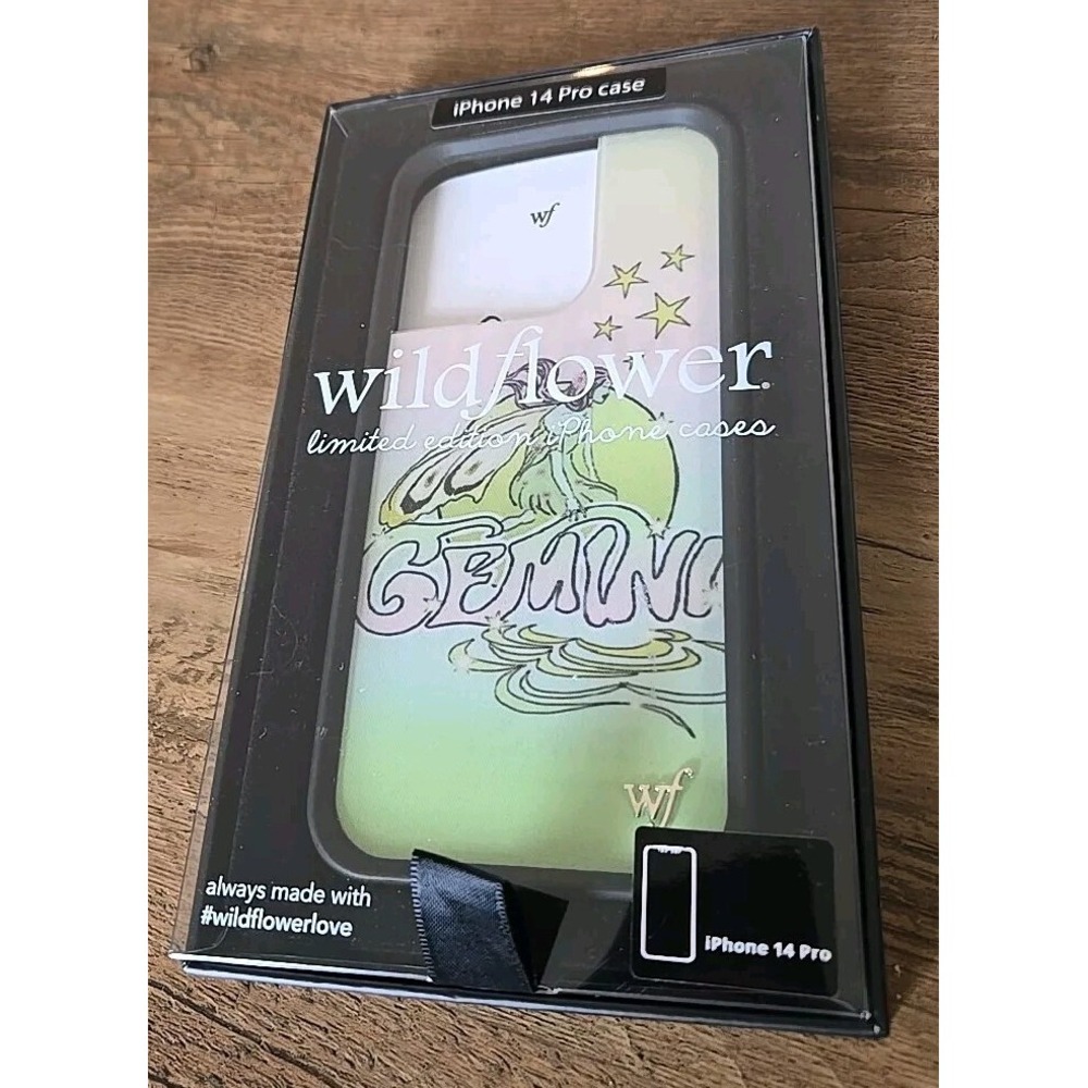 Wildflower Limited iPhone 14 Pro Gemini Hard 4ft Drop Protected Cell Phone Case